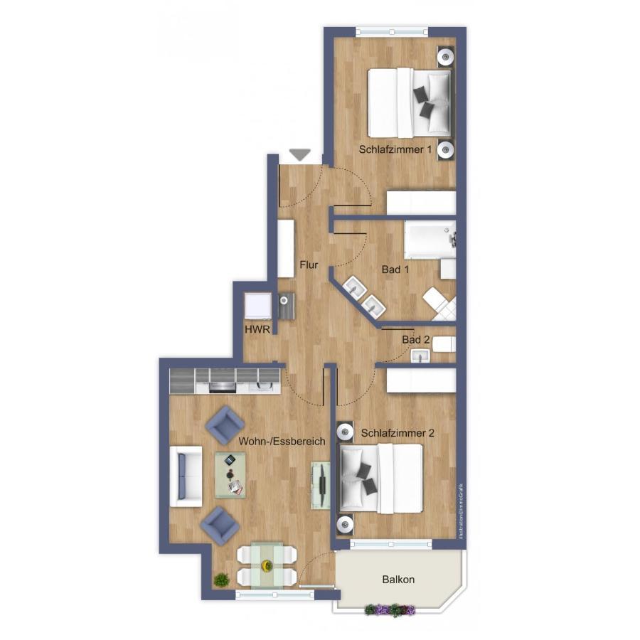 Villa Hanse Wohnung 309 Kuhlungsborn Bagian luar foto
